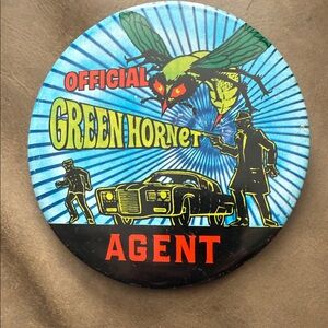 Green Hornet Official Agent Button